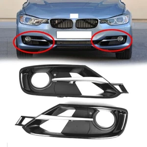 For BMW 3 Series F30 F31 2012-15 RH LH Front Bumper Fog Light Grille Trim Cover - Picture 1 of 8