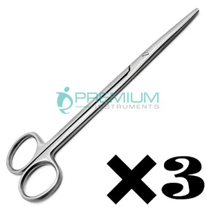 3 Stück Universal Medizinische Schere Stumpf/Stumpf 6" Erste Hilfe Allzweckinstrumente - Bild 1 von 6