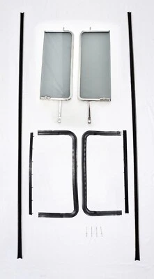 Kit de reconstrucción de poste de ventilación gris 1955 1956 1957 Chevy Pontiac Sed Wag izquierda derecha Foto 1 de 4