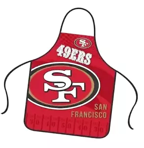 Cravatta posteriore San Francisco 49ers grembiule a colori taglia universale... - Foto 1 di 1