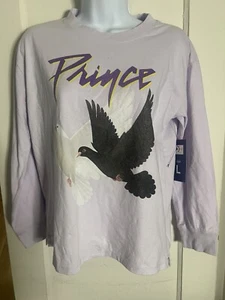PRINCE When Doves Cry - Long-sleeve T-shirt Juniors Size 10 Oversized NEW - Picture 1 of 5