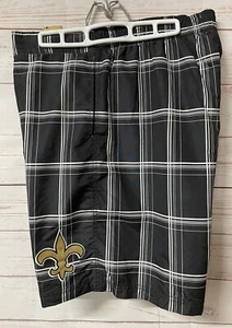 New Orleans Saints NFL Football Swim Trunks Board Shorts Mens 2XL Fast Ship NEW  - Picture 1 of 10