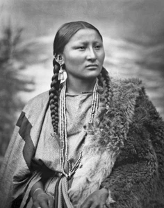 Arapaho Woman Pretty Nose Print 11"x14" - Picture 1 of 4