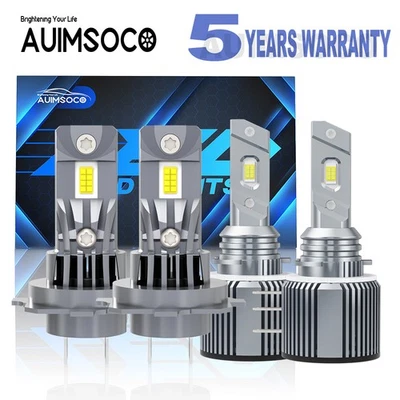 For Mercedes-Benz GLA250 2014-2019 2020 H15 H7 LED Headlight High Low Beam Bulbs — 第 1/4 张图片