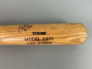 SEAN CASEY GAME USED SIGNED CINCINNATI REDS LOUISVILLE SLUGGER PRO STOCK Cracked - Picture 1 of 14