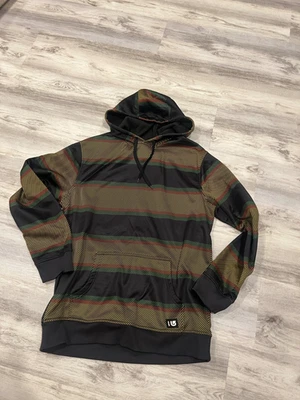 Burton Snowboards Premium Polar Pull Over Sudadera con Capucha Grande Capa Media Rasta Foto 1 de 4