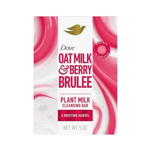 Dove Pflanzenmilch Reinigungsriegel - Hafermilch & Beeren Brulee - 5oz - Bild 1 von 5