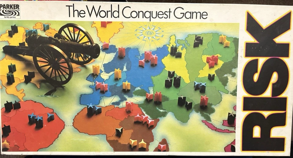 Risk The World Conquest Board Game 1985 Vintage Parker Games, great price, Rare - Image 1 of 4