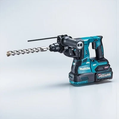 Makita HR011G 40Vmax Rotary Hammer Drill SDS-Plus 28mm IP56 4-Mode for DX17 - Image 1 of 4