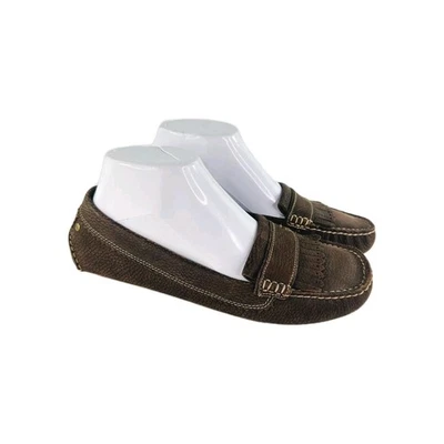 UGG Australia Ballet Flat Lonna Fringe Leather Slip On US 7 Kiltie Moccasin Shoe - Image 1 of 4