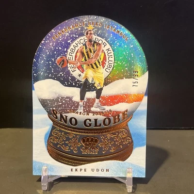 2023-24 Crown Royale Euroleague Ekpe Udoh Sno Globe #/99 - Image 1 of 2