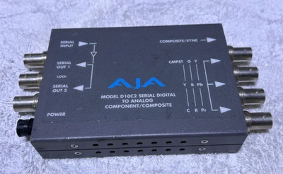 AJA Video D10C2 Serial Digital to Analog Component Composite Converter  - Image 1 of 2
