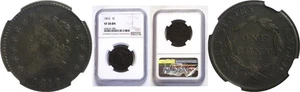 1812 1C Large Cent NGC VF-30 - Picture 1 of 3
