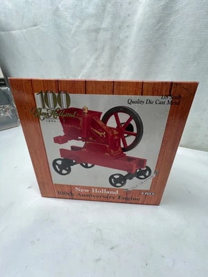 ~NEW IN BOX~ 1/8TH SCALE "NEW HOLLAND 100TH ANNIVERSARY" HIT MISS ENGINE (NR) 2 - Image 1 of 4