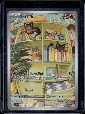 Pokemon SV05: Temporal Forces Litten 167/162 - Image 1 of 2