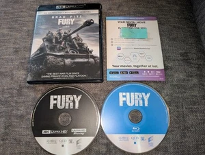 Fury, 2014, 4k Ultra HD, ohne Digitalkopie, Brad Pitt! Neuwertige Scheiben! Kostenloser Versand! - Bild 1 von 12