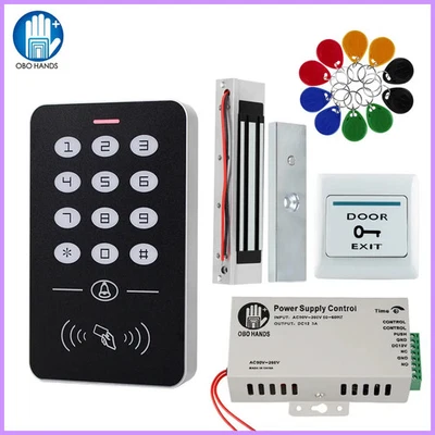 Door Access Control System Kit RFID Keypad + Power Supply +... - Image 1 of 4