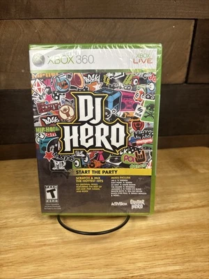 Brand New Factory SEALED Xbox 360 DJ Hero Microsoft 2009 Game only Nib Free Ship - Image 1 of 3
