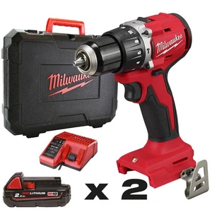 Trapano Avvitatore Compatto M18 Milwaukee M18 BLPDRC-202C 60NM - Foto 1 di 6