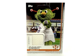 2019 Baseball Topps Opening Day Mascots orbit relic card MR-0 Jersey CARD - Picture 1 of 2