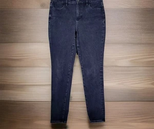 AMERICAN EAGLE Jeans Women's 10 Hi Rise Jegging Black Charcoal Wash Skinny - Picture 1 of 9