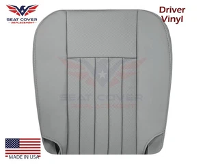 2003 2004 For Lincoln Navigator Gray Perforated Vinyl Driver Base Seat Cover - Picture 1 of 11