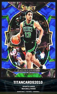 Malcolm Brogdon 2022-23 Panini Select Blue Ice Prizm Boston Celtics #11 - Imagem 1 de 2