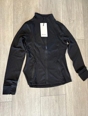 Chaqueta deportiva negra con cremallera completa talla 6 Lululemon Define para mujer Foto 1 de 3