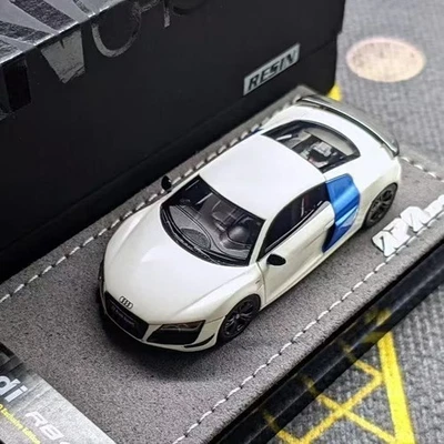 GRYNING 1:64 Blanco Audi R8GT Audi R8 Resina Modelo Coche Coleccionable Limitado Foto 1 de 4