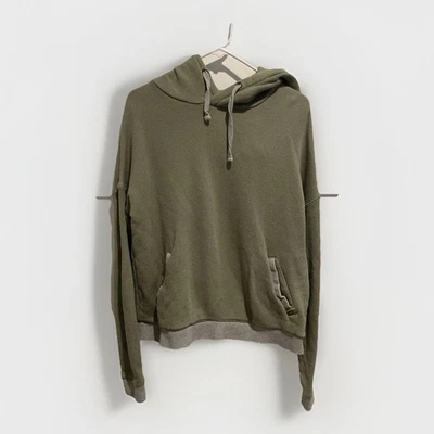 ROXY Womens Chunky Hoodie Sweatshirt Olive Green Size Large  - Image 1 of 4
