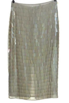 ASOS Falda midi Mujeres Falda Talla EU 40 gris claro elegante - Imagen 1 de 4