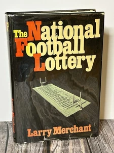 THE NATIONAL FOOTBALL LOTTERY / LARRY MERCHANT / 1973 1ST EDITION 1ST PRINT HCDJ - Bild 1 von 11