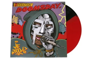 Mf Doom Operation Doomsday Black/Red Split Vinyl Metal Face Cover Edition Rare! - Picture 1 of 11