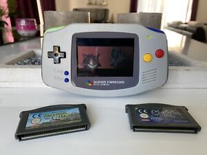 Nintendo Gameboy Advance - Edition Super Famicom + 2 Jeux Gba 😍