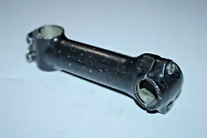 Vintage Bike Stem 135mm 1 1/8" Threadless 3º Rise 25.4mm Black MTB USA Shipper - Picture 1 of 6