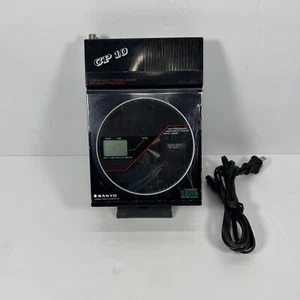 Rare Vintage 1985 SANYO CP-10 Compact Disc CD Player Black | TESTED **READ** - Picture 1 of 14