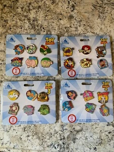 Complete Set 1-4 Series Disney Toy Story Limited Release Pin Sets New  - Picture 1 of 7