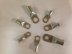 Tinned Copper Cable Lugs Ring Terminals Various AWG Sizes Welding / Battery - Picture 1 of 40