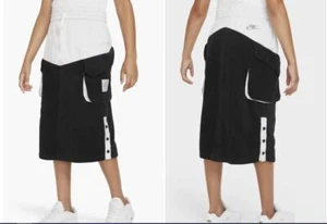 Nike Sportwear Girls Black with White Fleece Skirt Hasidic Large $75  Save 50%!! - Picture 1 of 4