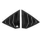2pcs Gloss Black Rear Side Window Louver Air Vent Scoop Shades Cover For Buic *‧