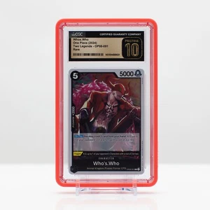 One Piece 2024 Whos.Who - Lámina rara OP08 Two Legends CGC 10 IMPECABLE - Imagen 1 de 4