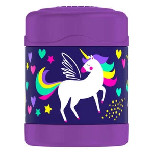 Thermos FUNtainer Vacuum Insulated Food Jar 290ml - Purple Unicorn - Picture 1 of 1