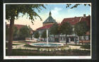 Ansichtskarte Bad Salzgitter, Marktplatz mit Springbrunnen 1928 