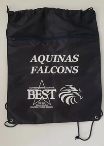 Aquinas Falcons katholische High School San Bernardino CA Rucksack Tasche 17" x 14" - Bild 1 von 4