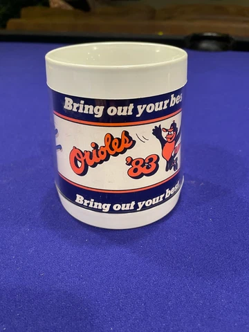 1983 Vintage Baltimore Orioles MLB Bud Light Beer Mug That Magic Feeling Cover