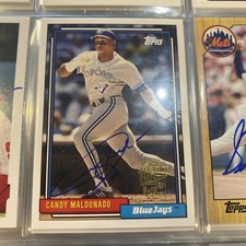 2005 Topps All-Time Fan Favorites Auto Candy Maldonado #FFA-CM Auto