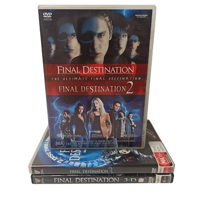 Final Destination 1 2 3 & The Final Destination DVD Horror Supernatural R4 VGC - Image 1 of 4