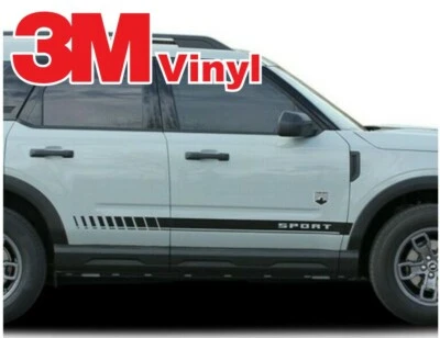 Break Stripe Fits: Ford Bronco Sport Graphic Decal on 3M Film - Image 1 of 3
