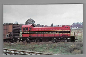 Bath & Hammondsport New York Railroad No 5 Locomotive Train Postcard  Unused - Picture 1 of 2
