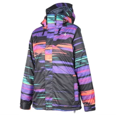 Volcom Jacket Womens Medium Ski 15K Hooded Thermonite Ayers Insulated Snow - Image 1 of 4